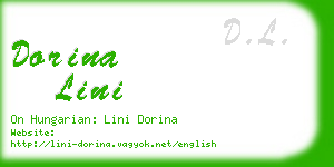 dorina lini business card